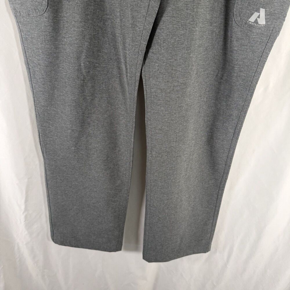 Eddie Bauer First Ascent Cargo Pants Womens 14 Grey Button Zip Hiking 30" Inseam - Picture 3 of 10
